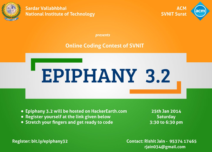 Epiphany Republic Day NIT Surat